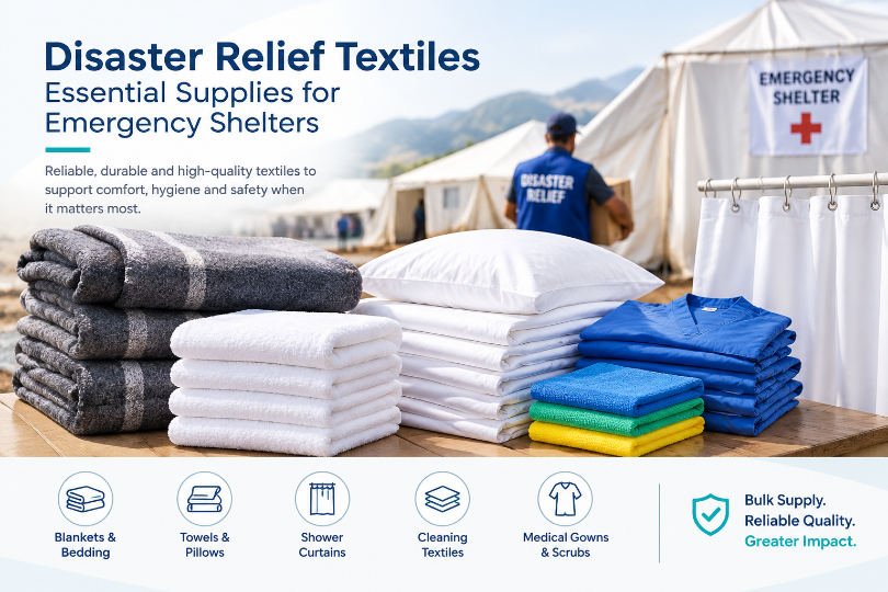 Disaster Relief Textiles: Essential Supplies for Emergency Shelters